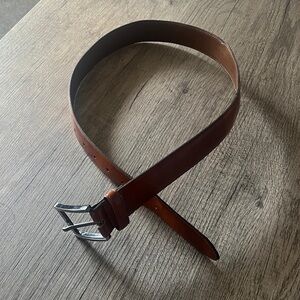 Men's Brown Leather Belt